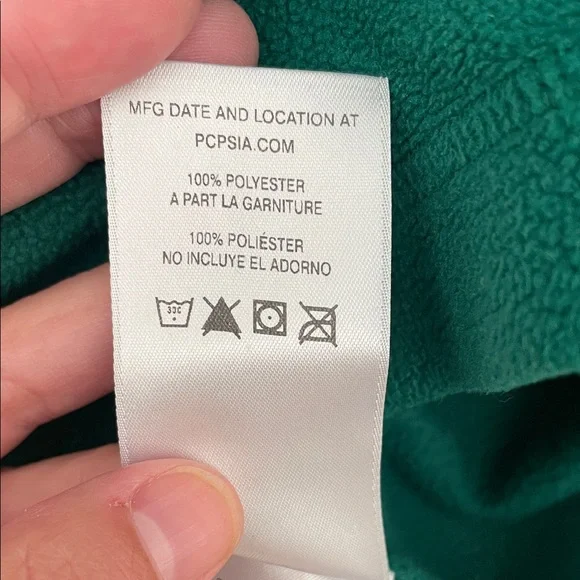 Patagonia Green Half-Zip Fleece - Picture 4 of 6